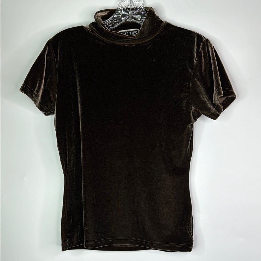 Vintage Road Rags Jean Co Brown Velvet Shirt S/M